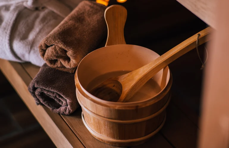 Sauna fińska w strefie SPA — Montenero Resort & SPA
